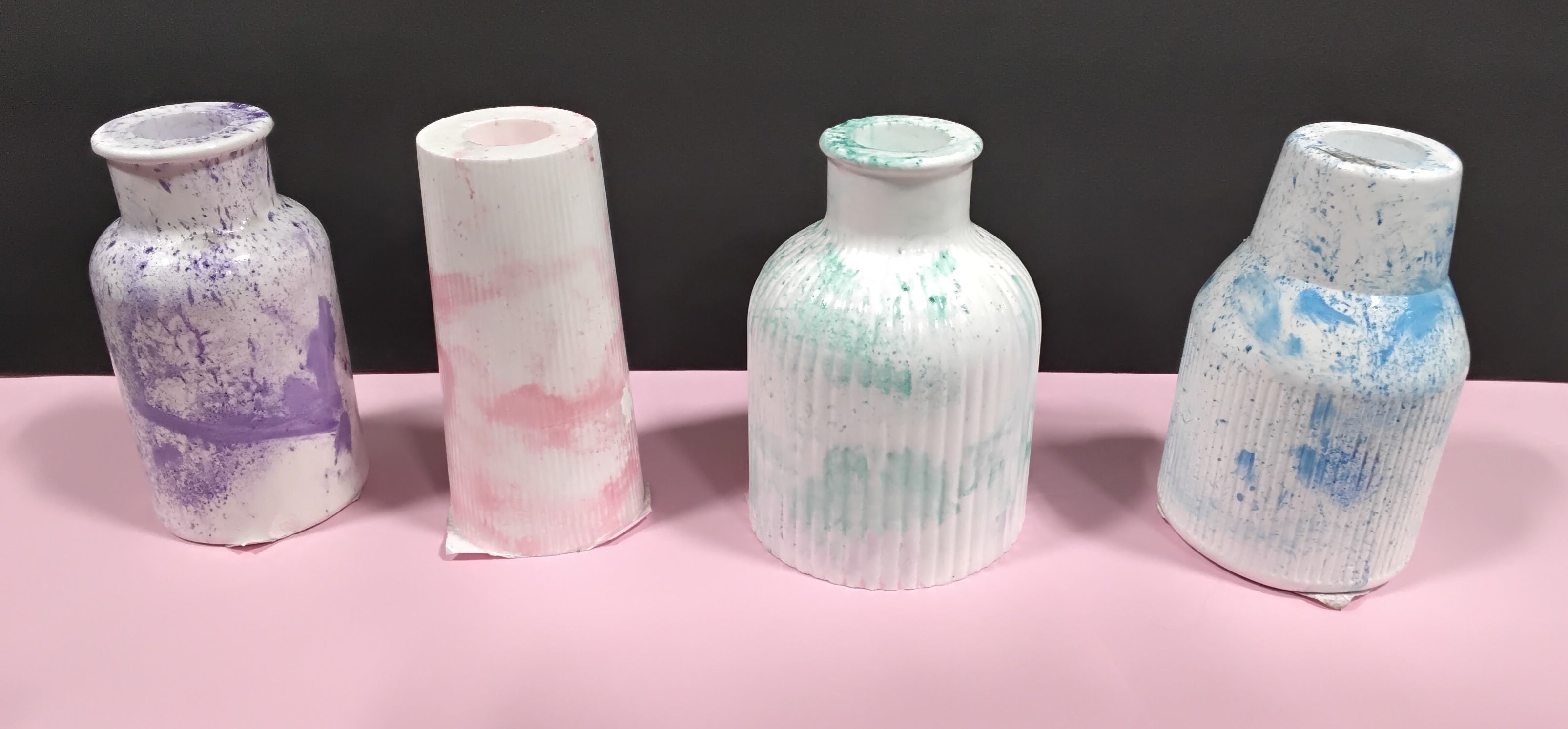 Speckled Vase Set of 4